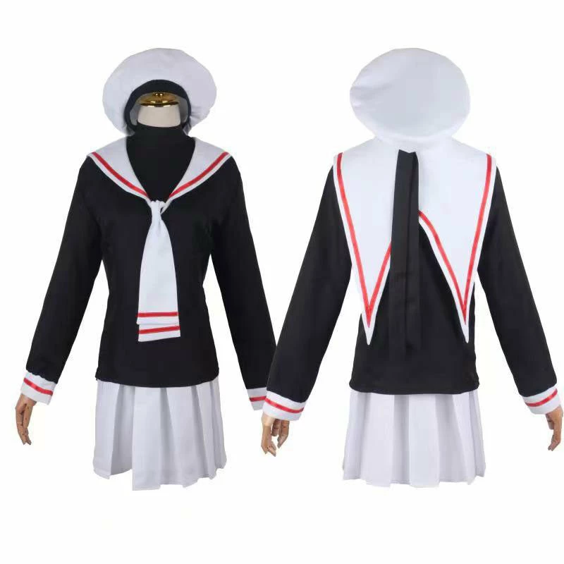Anime Cardcaptor Sakura Sakura Kinomoto Uniform Cosplay Costumes 6 Anime Cardcaptor Sakura Sakura Kinomoto Uniform Cosplay Costumes - Image 4