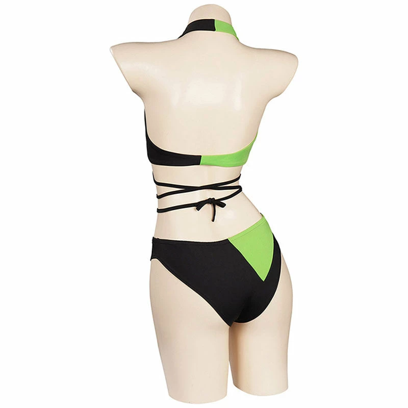 Kim Possible Shego Swimsuit Cosplay Costumes 6 Kim Possible Shego Swimsuit Cosplay Costumes - Image 4