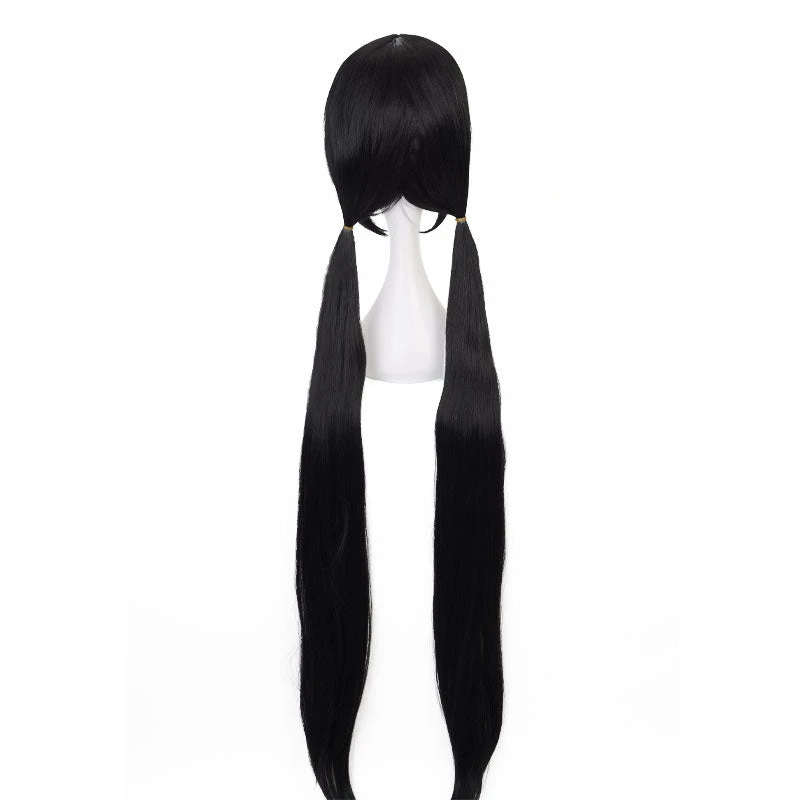 Anime Danganronpa V3: Killing Harmony Maki Harukawa Black Long Cosplay Wigs 6 Anime Danganronpa V3: Killing Harmony Maki Harukawa Black Long Cosplay Wigs - Image 4