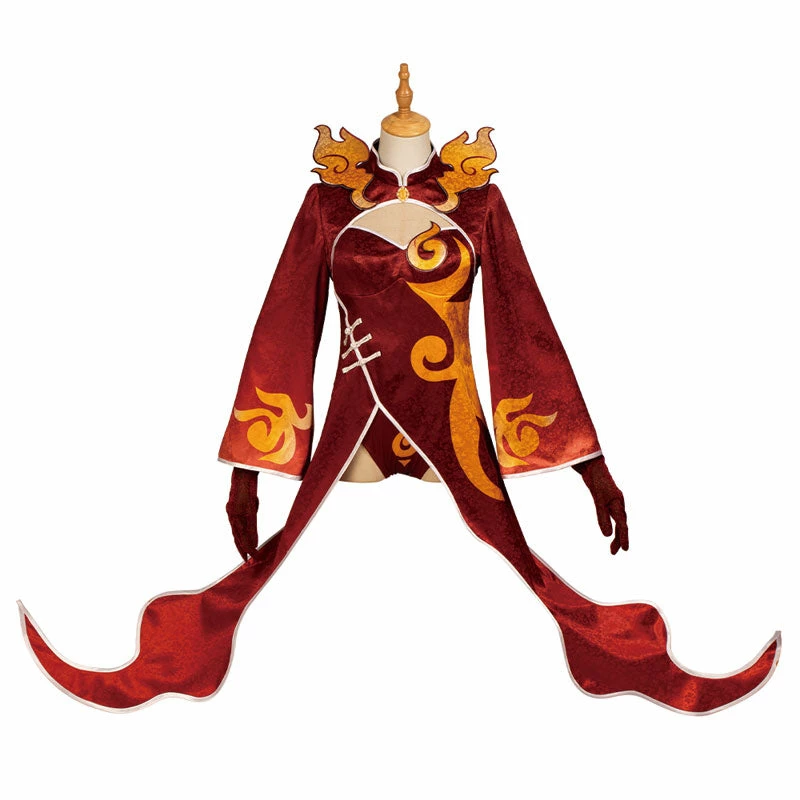 Game Genshin Impact Indarias Pyro Yakshas Cosplay Costumes 7 Game Genshin Impact Indarias Pyro Yakshas Cosplay Costumes - Image 5