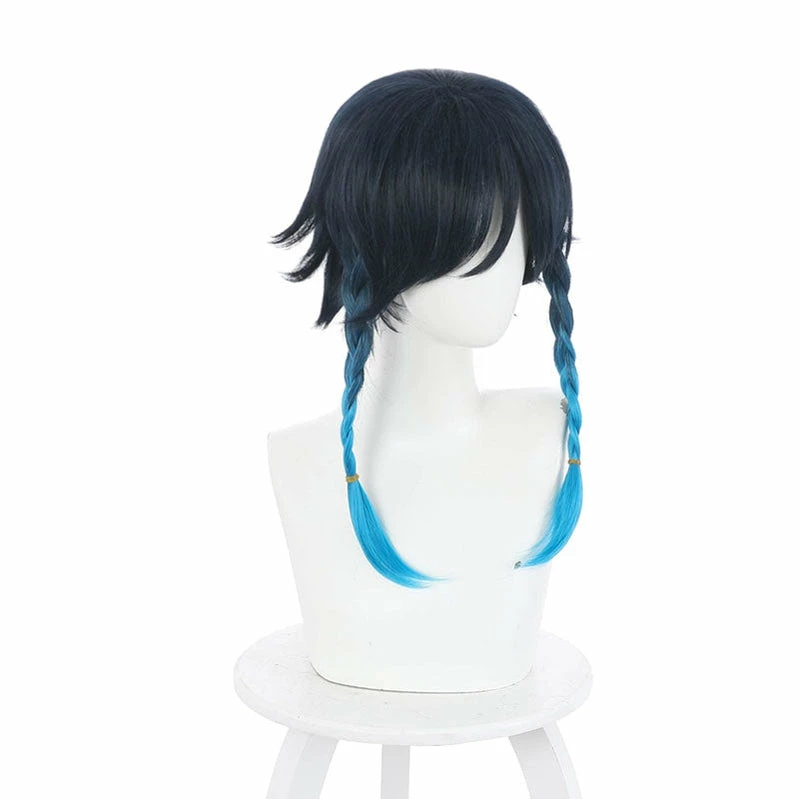 Game Genshin Impact Venti Gradient Blue Braided Cosplay Wig 6 Game Genshin Impact Venti Gradient Blue Braided Cosplay Wig - Image 4