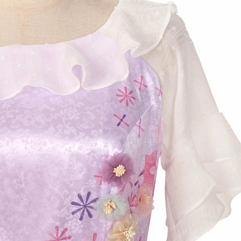 Encanto Isabela Madrigal Fullset Cosplay Costumes 8 Encanto Isabela Madrigal Fullset Cosplay Costumes - Image 6