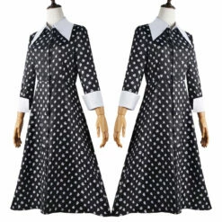 The Addams Family Wednesday Christina Ricci Dress Cosplay Costumes -COSPLAY CLANS Sales Store 5 2d3493e9 1ae0 4587 a988 0ad85372dc77