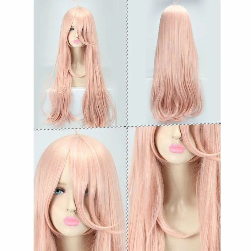 Anime Danganronpa V3: Killing Harmony Iruma Miu 80cm Long Straight Pink Cosplay Wigs 7 Anime Danganronpa V3: Killing Harmony Iruma Miu 80cm Long Straight Pink Cosplay Wigs - Image 5