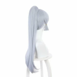 Game Genshin Impact Kamisato Ayaka Light Gray Blue Ponytail Cosplay Wigs -COSPLAY CLANS Sales Store 5 324e5ac1 ec28 4bbe 90f2 d3105eee93f7