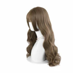 Women Fashion Long Brown Wavy Sweet Bangs Lolita Wig -COSPLAY CLANS Sales Store 5 3940029c 2a59 4298 a25e ab8530667e83