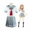 LoveLive!Sunshine!! Takami Chika And Aqours All Members Summer School Uniform Cosplay Costume