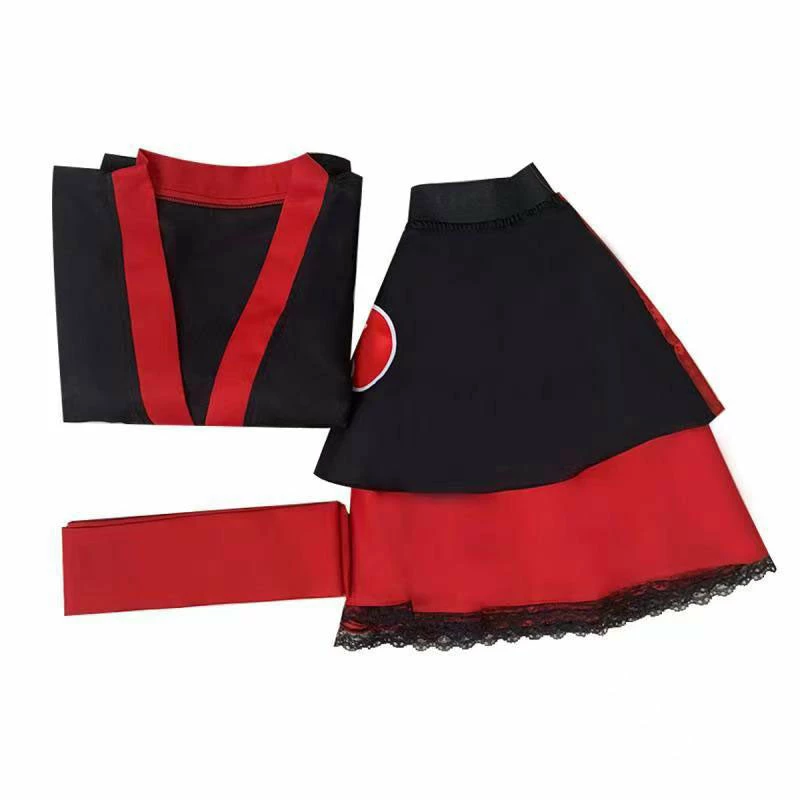 Anime Naruto Akatsuki Kimono Halloween Cosplay Costume 7 Anime Naruto Akatsuki Kimono Halloween Cosplay Costume - Image 5