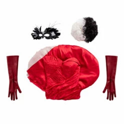 Movie Cruella Cruella De Vil Red Dress Halloween Cosplay Costumes -COSPLAY CLANS Sales Store 5 49fe1dff 5e75 42fe a04e 11b5788b9e04