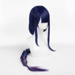 Game Genshin Impact Raiden Shogun Twist Braid Blue Gradient Purple Cosplay Wigs -COSPLAY CLANS Sales Store 5 6b7e11f2 bb6f 460d 85af 0c451a4221e1