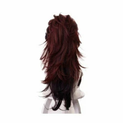 Anime Demon Slayer Kimetsu No Yaiba Tanjirou Kamado Red Mix Black Long Ponytail Cosplay Wigs -COSPLAY CLANS Sales Store 5 8d6c4670 db9d 4cae 9301 30f3573c7f35