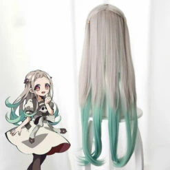 Anime Toilet Bound Hanako Kun Yashiro Nene Cosplay Wig Gray Mixed Green Long Cosplay Wigs 10 Anime Toilet Bound Hanako Kun Yashiro Nene Cosplay Wig Gray Mixed Green Long Cosplay Wigs -COSPLAY CLANS Sales Store 5 9400b3f0 b3d0 4e7d 935f f906323a9c02