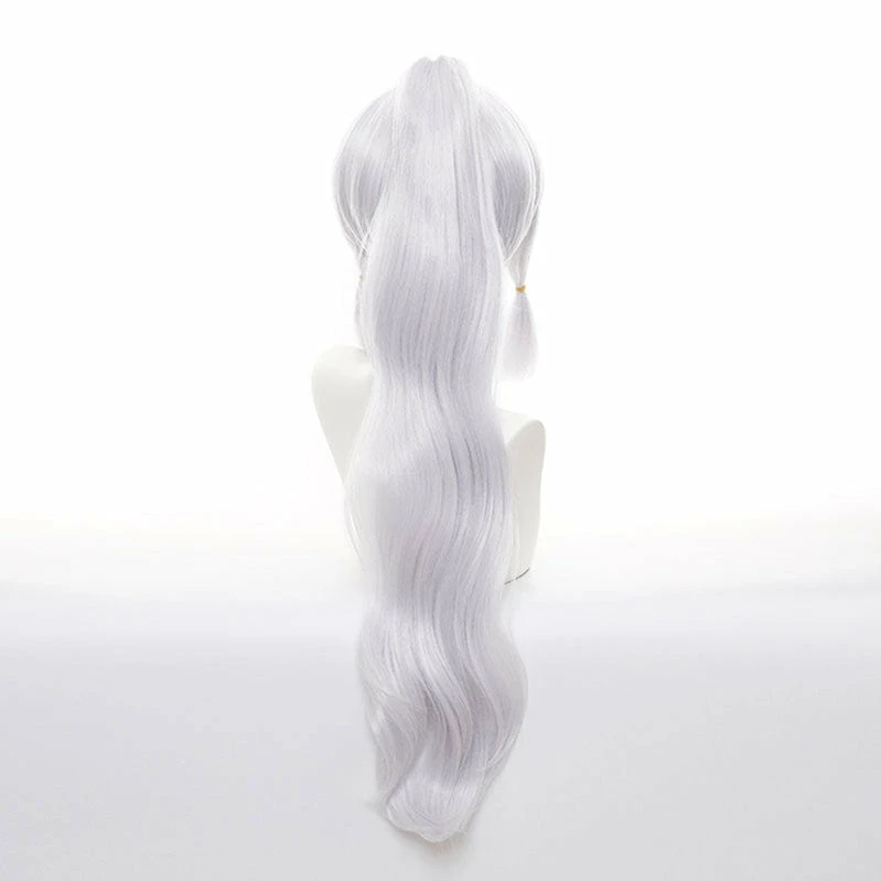 Game Genshin Impact Kamisato Ayaka Silver Purple Cosplay Wigs 7 Game Genshin Impact Kamisato Ayaka Silver Purple Cosplay Wigs - Image 5