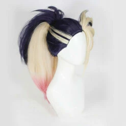 LOL KDA The Baddest Akali Blue Blonde Ponytail Cosplay Wigs -COSPLAY CLANS Sales Store 5 9b44703e 9df2 47f1 8131 21079f485b1f