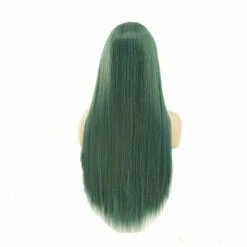 60cm Women Lace Front Wigs Long Straight Dark Green Cosplay Wigs -COSPLAY CLANS Sales Store 5 d3d76d2a ff2f 4596 8ad7 ecafbfb71abd