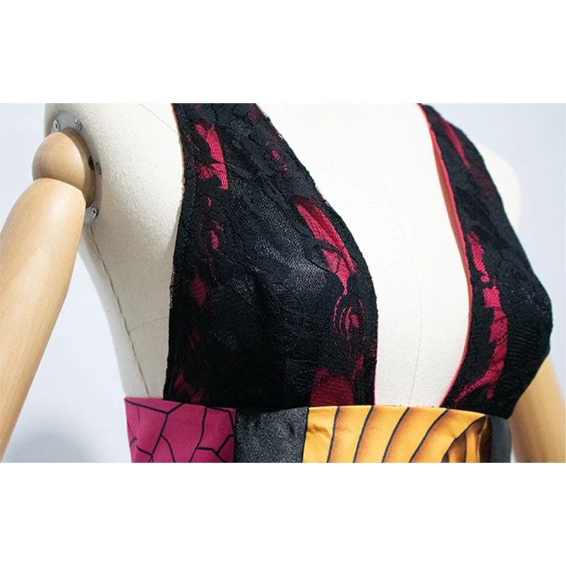 Anime Demon Slayer Kimetsu No Yaiba Daki Fullset Cosplay Costumes 8 Anime Demon Slayer Kimetsu No Yaiba Daki Fullset Cosplay Costumes - Image 6