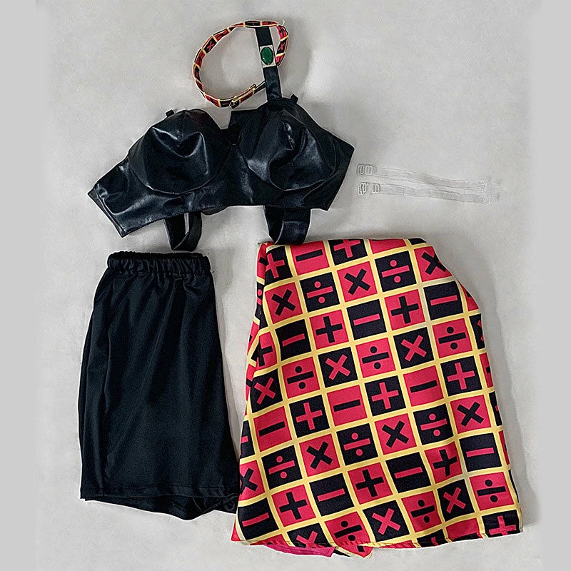 Anime JoJo's Bizarre Adventure Trish Una Cosplay Costumes 7 Anime JoJo's Bizarre Adventure Trish Una Cosplay Costumes - Image 5