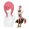 Anime JoJo's Bizarre Adventure Golden Wind Trish Una Long Pink Cosplay Wigs -COSPLAY CLANS Sales Store 5 dfaf8a55 2b51 4176 843e a7f63af02d1b