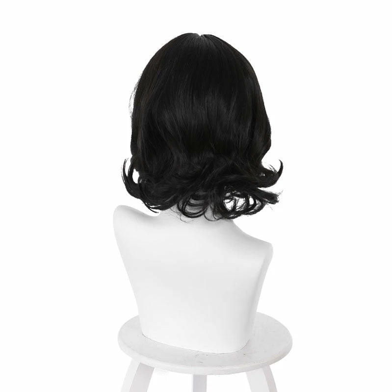 Movie Resident Evil Village Alcina Dimitrescu Lady Black Curls Cosplay Wigs 8 Movie Resident Evil Village Alcina Dimitrescu Lady Black Curls Cosplay Wigs - Image 6