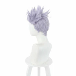 Anime Jujutsu Kaisen Satoru Gojo Short Purple Cosplay Wigs -COSPLAY CLANS Sales Store 5 e6819e46 ae75 4326 a206 e60051b12b35