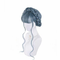 Ladies Fashion Long Blue Wavy Sweet Lolita Wig -COSPLAY CLANS Sales Store 5 e82953ac 87f8 4d4a b22b c07fb855efb6