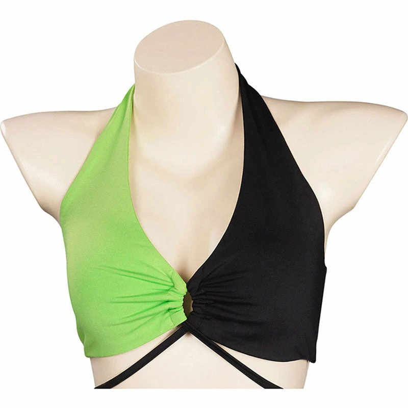 Kim Possible Shego Swimsuit Cosplay Costumes 7 Kim Possible Shego Swimsuit Cosplay Costumes - Image 5