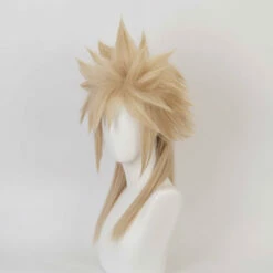 Game Final Fantasy VII Remake FF7 Female Cloud Strife Long Blond Cosplay Wigs -COSPLAY CLANS Sales Store 6 0980579e 1594 4487 b78f a94565e43202