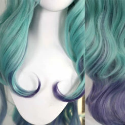 Game LOL KDA All Out Seraphine 100cm Long Green Gradient Purple Wavy Cosplay Wigs -COSPLAY CLANS Sales Store 6 19298c03 20eb 48ca 9d8b d00cb36ca391
