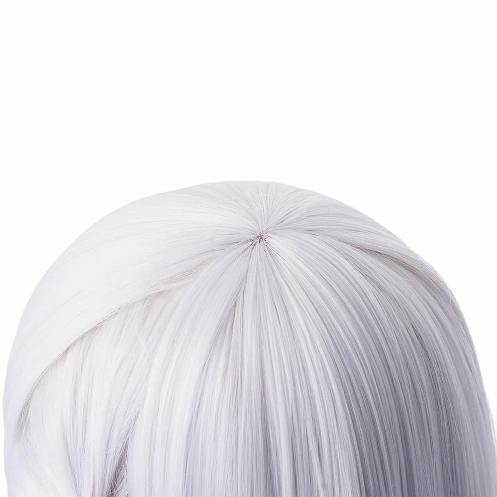 FGO Fate Grand Order Kama 55cm Long Silver Halloween Cosplay Wigs 9 FGO Fate Grand Order Kama 55cm Long Silver Halloween Cosplay Wigs - Image 7