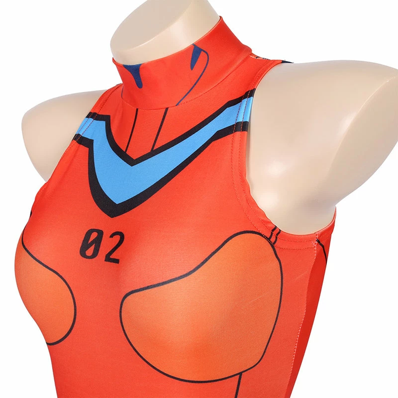 EVA Neon Genesis Evangelion Asuka Langley Soryu Swimsuit Cosplay Costumes 8 EVA Neon Genesis Evangelion Asuka Langley Soryu Swimsuit Cosplay Costumes - Image 6
