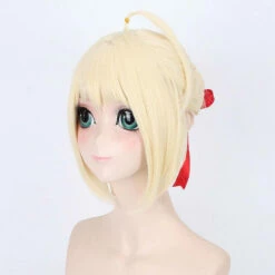 Anime FGO Fate Stay Night Arturia Pendragon Saber Blonde Grey Styled Updo 3 Colors Cosplay Wigs -COSPLAY CLANS Sales Store 6 5e870b31 f5b0 4967 b59c 7eca69ebe155