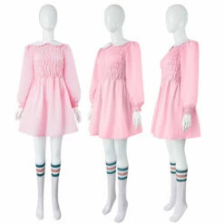 Stranger Things Season Eleven 11 Dress Cosplay Costumes -COSPLAY CLANS Sales Store 6 67c4a9e7 038b 43c2 847a 62329cc62eee