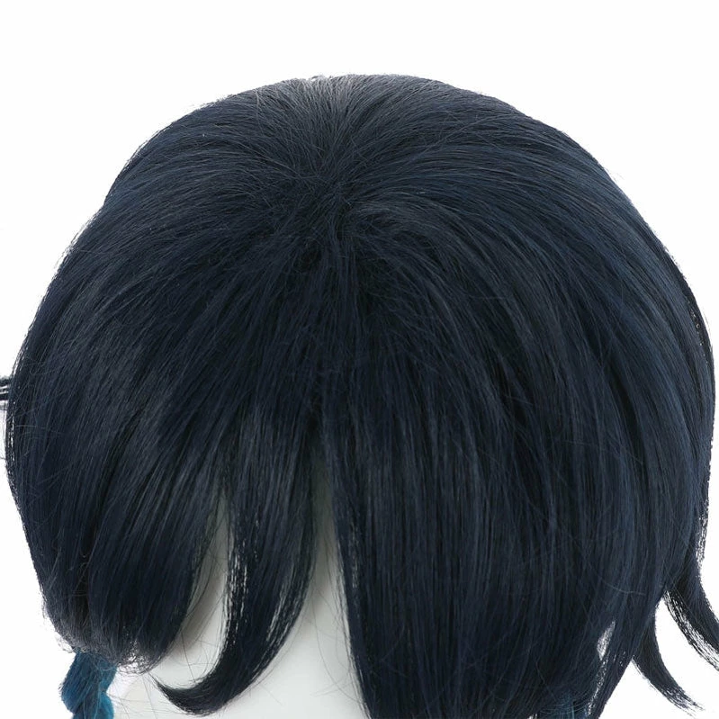 Game Genshin Impact Venti Gradient Blue Braided Cosplay Wig 8 Game Genshin Impact Venti Gradient Blue Braided Cosplay Wig - Image 6