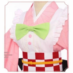 Anime Demon Slayer Kimetsu No Yaiba Nezuko Kamado Kimono Maid Outfit Cosplay Costumes -COSPLAY CLANS Sales Store 6 7b723368 e997 4c54 9834 c64c54940557
