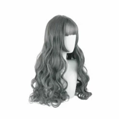Women Fashion Long Gray Wavy Sweet Bangs Lolita Wig -COSPLAY CLANS Sales Store 6 c9758025 914a 4767 a0f8 97b6a2803e88