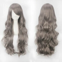 Women Wavy Sweet 80cm Long White And Gray Lolita Fashion Wigs With Bangs -COSPLAY CLANS Sales Store 6 d3820cc6 e826 4d39 bf1c def53afdc667