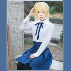 FGO Fate Stay Night Saber Sailor Uniforms Dress Halloween Cosplay Costumes -COSPLAY CLANS Sales Store 7 02fa1a28 6a5e 4659 ad74 1027aadb1803