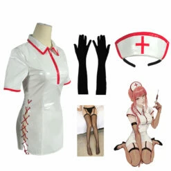 Anime Chainsaw Man Makima Power Nurse Uniform Cosplay Costumes -COSPLAY CLANS Sales Store 7 0446bef8 b6ec 4820 950f 50306ca122cc