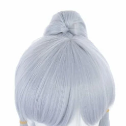Game Genshin Impact Kamisato Ayaka Light Gray Blue Ponytail Cosplay Wigs -COSPLAY CLANS Sales Store 7 198e8da4 8e38 4057 ac94 35c5d75398cf
