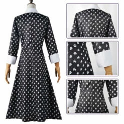 The Addams Family Wednesday Christina Ricci Dress Cosplay Costumes -COSPLAY CLANS Sales Store 7 8094d244 4777 4d9e b34e c808af87995b