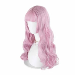 Women Fashion Long Pink Wavy Sweet Bangs Lolita Wigs -COSPLAY CLANS Sales Store 7 ac343558 d2e1 431f a80a 37b126df0e6e