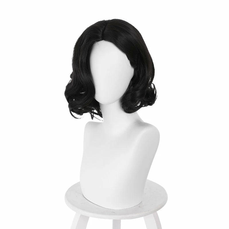 Movie Resident Evil Village Alcina Dimitrescu Lady Black Curls Cosplay Wigs 5 Movie Resident Evil Village Alcina Dimitrescu Lady Black Curls Cosplay Wigs - Image 3