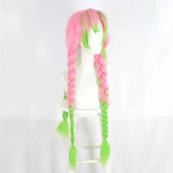 Anime Demon Slayer: Kimetsu No Yaiba Mitsuri Kanroji Cosplay Wig Pink Mixed Green Weave Long Wigs -COSPLAY CLANS Sales Store 7 d4a6b287 4c7f 4609 9ebf 6a2e4969f92d