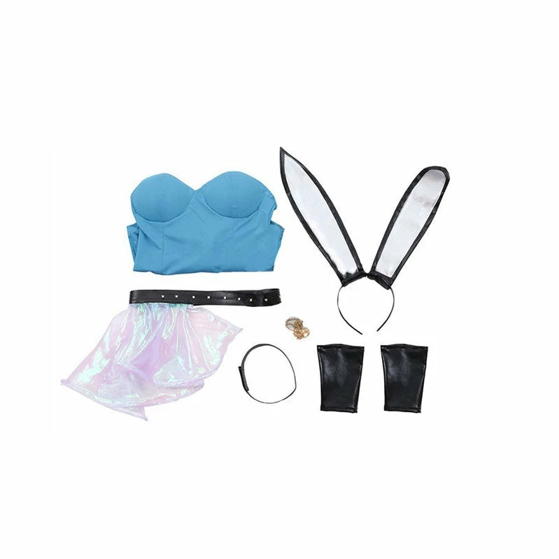 LOL KDA ALL OUT Seraphine Bunnysuit Cosplay Costumes 7 LOL KDA ALL OUT Seraphine Bunnysuit Cosplay Costumes - Image 5