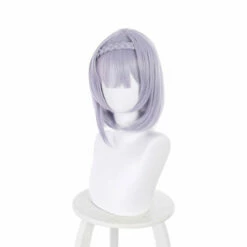 Game Genshin Impact Noelle Light Purple Short Cosplay Wigs -COSPLAY CLANS Sales Store 7 edbad924 64ec 40f2 97a1 59b7bece759f