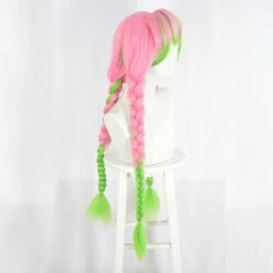 Anime Demon Slayer: Kimetsu No Yaiba Mitsuri Kanroji Cosplay Wig Pink Mixed Green Weave Long Wigs -COSPLAY CLANS Sales Store 8 0870fc2f cd47 4b98 b119 ae32d625aaf9