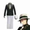 Anime Demon Slayer Kimetsu No Yaiba Muzan Kibutsuji Suits Halloween Cosplay Costume