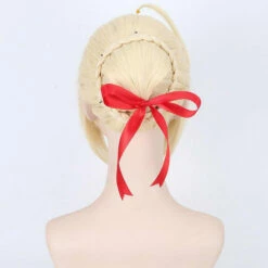 Anime FGO Fate Stay Night Arturia Pendragon Saber Blonde Grey Styled Updo 3 Colors Cosplay Wigs -COSPLAY CLANS Sales Store 8 2b6d6db7 3d40 4e48 945c 16c217ae558f