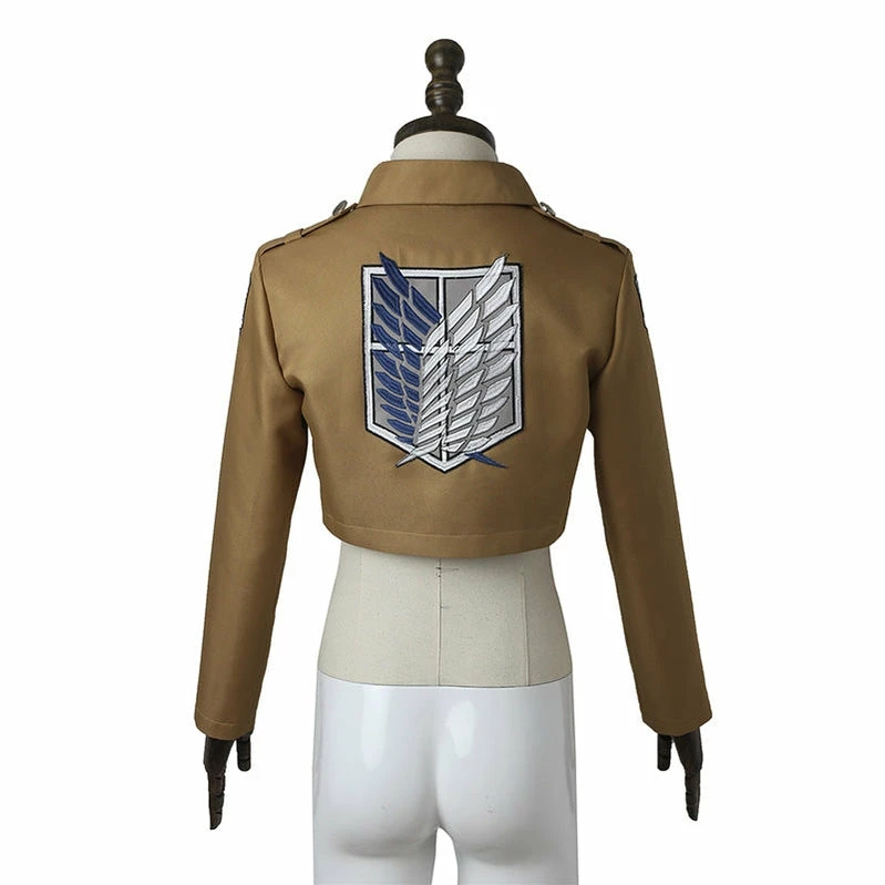 Anime Attack On Titan Eren Jaeger The Wings Of Freedom Survey Corps Uniform Set Cosplay Costume 11 Anime Attack On Titan Eren Jaeger The Wings Of Freedom Survey Corps Uniform Set Cosplay Costume - Image 9
