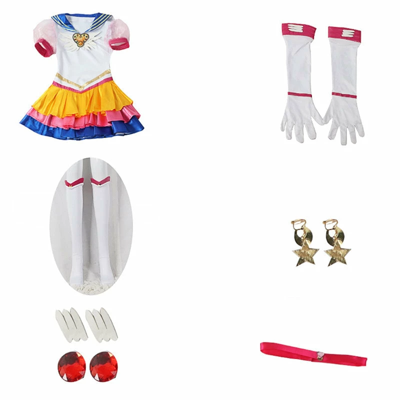Anime Sailor Moon Usagi Tsukino Cosplay Costumes 8 Anime Sailor Moon Usagi Tsukino Cosplay Costumes - Image 6